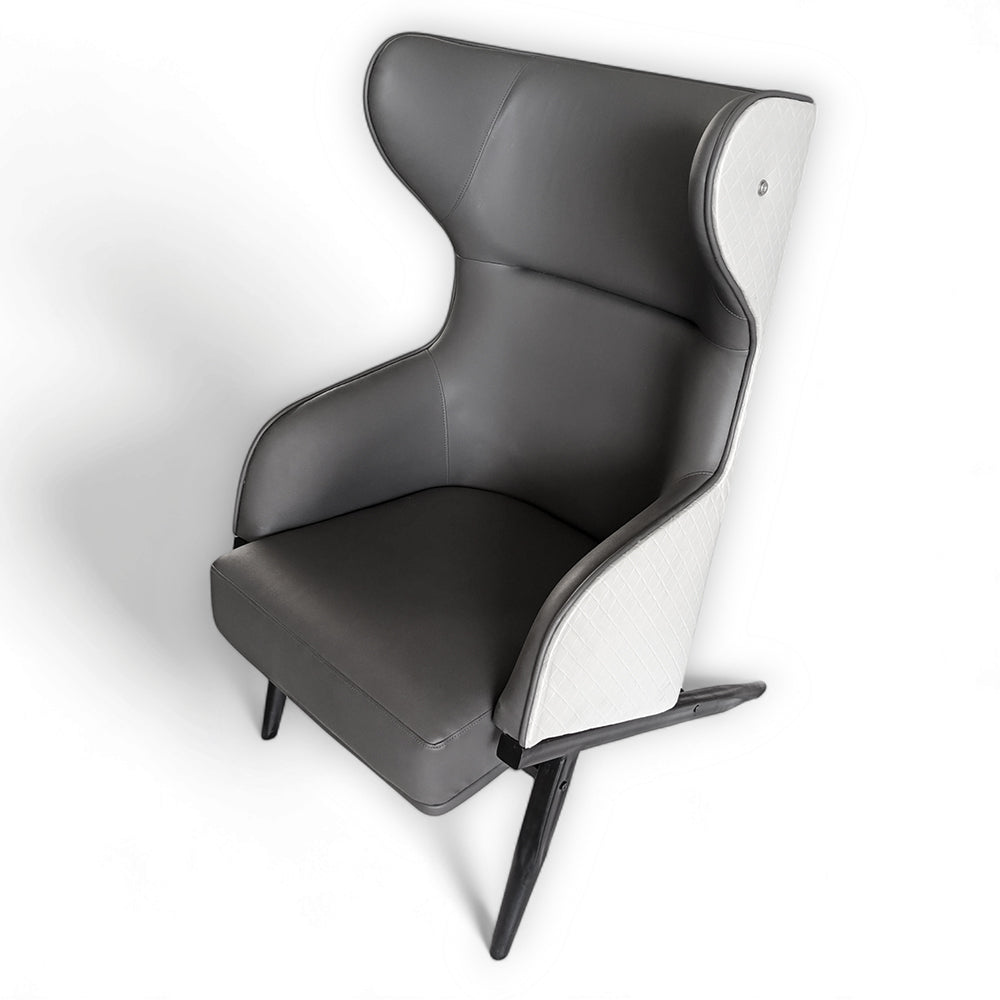 CurveLux- Modern Elegance Wing Chair