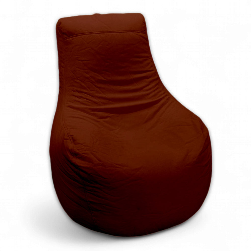 Faux Leather Comfy Bean Bag Chair without stool