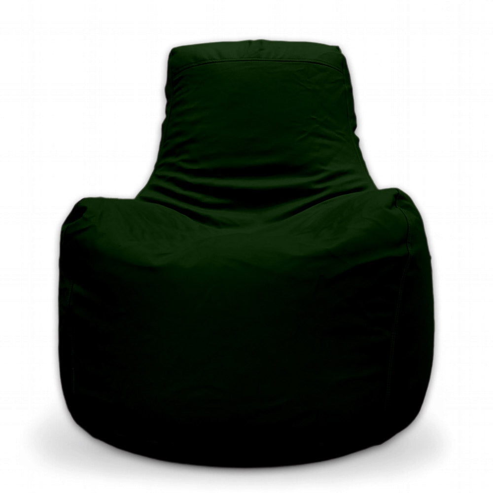 Faux Leather Comfy Bean Bag Chair without stool