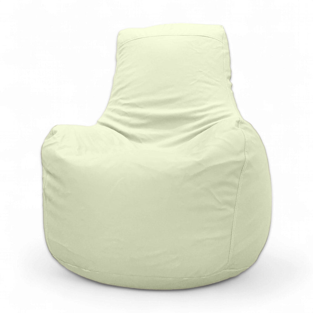 Faux Leather Comfy Bean Bag Chair without stool