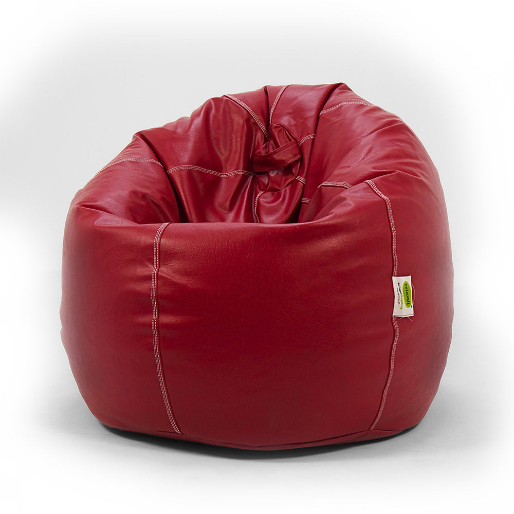 Relaxsit Puffy Leather Bean Bag – Dim. 110x80cm