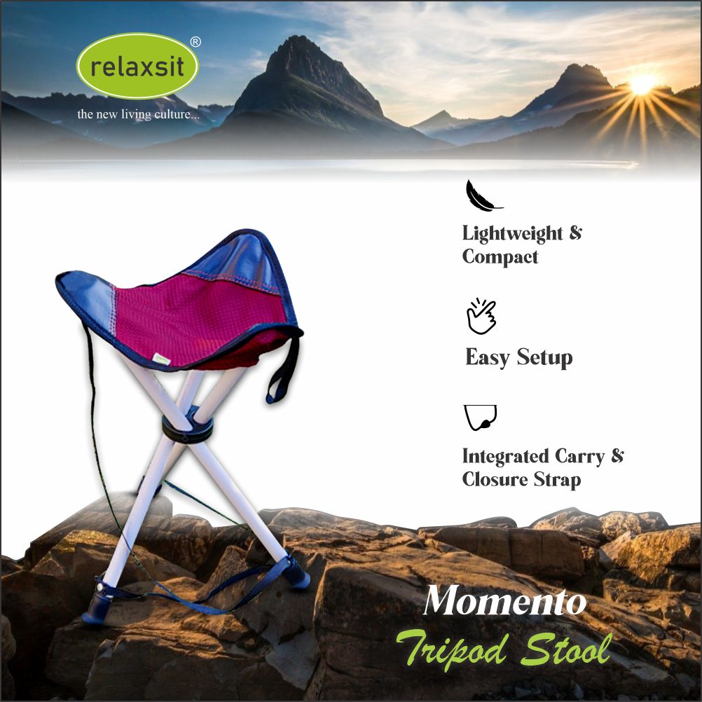 Relaxsit Momento Camping Tripod Stool