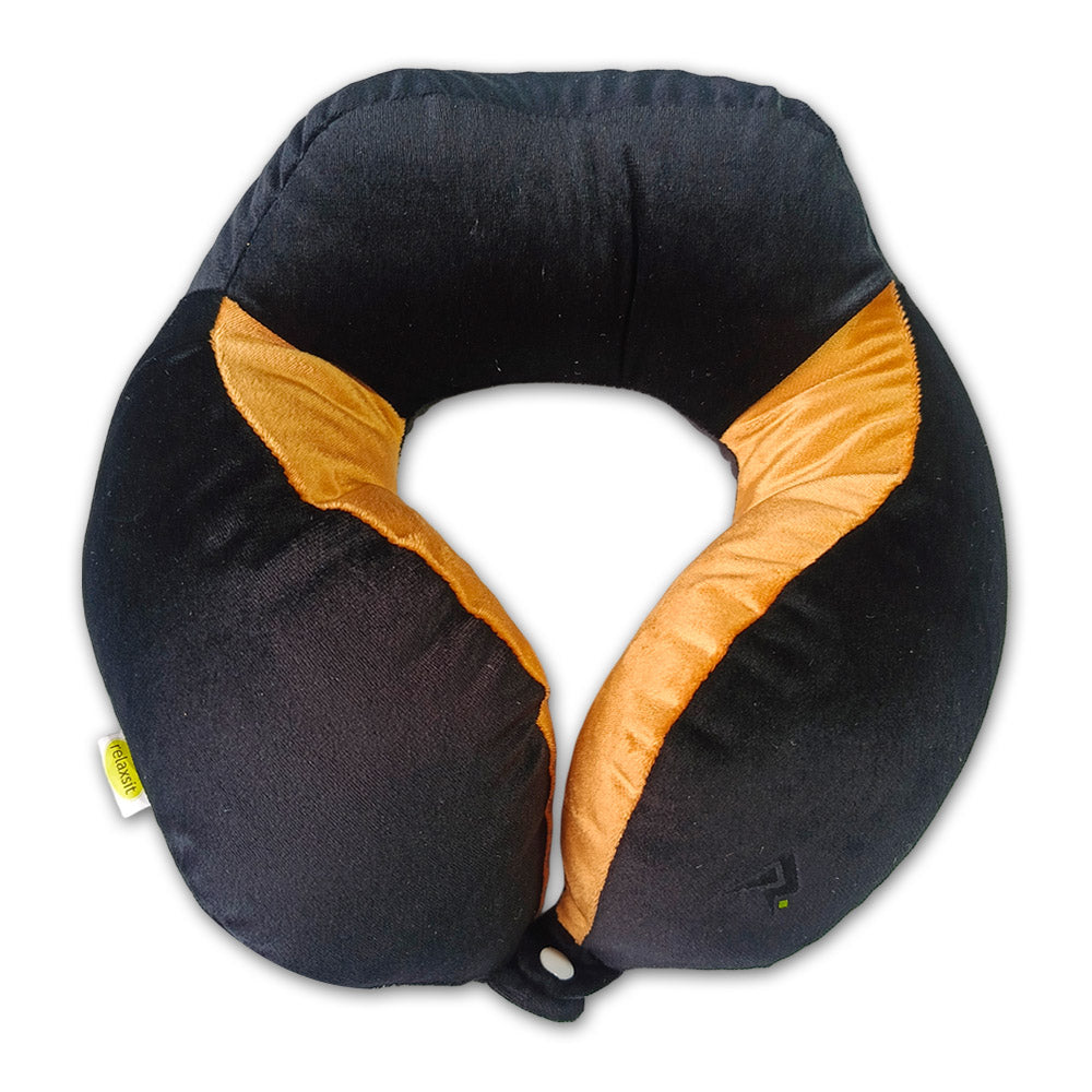 Relaxsit Velveto Neck Pillow – Extremely Soft and Comfortable Neck Cushion – Head and Chin Support Travel Neck Pillow 