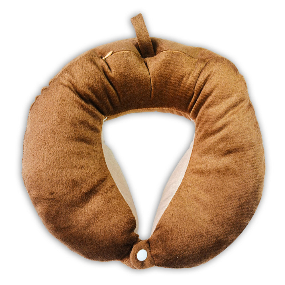 Relaxsit Velveto Neck Pillow – Extremely Soft and Comfortable Neck Cushion – Head and Chin Support Travel Neck Pillow 