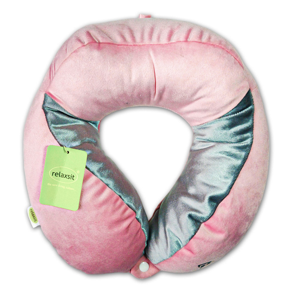 Relaxsit Velveto Neck Pillow – Extremely Soft and Comfortable Neck Cushion – Head and Chin Support Travel Neck Pillow 