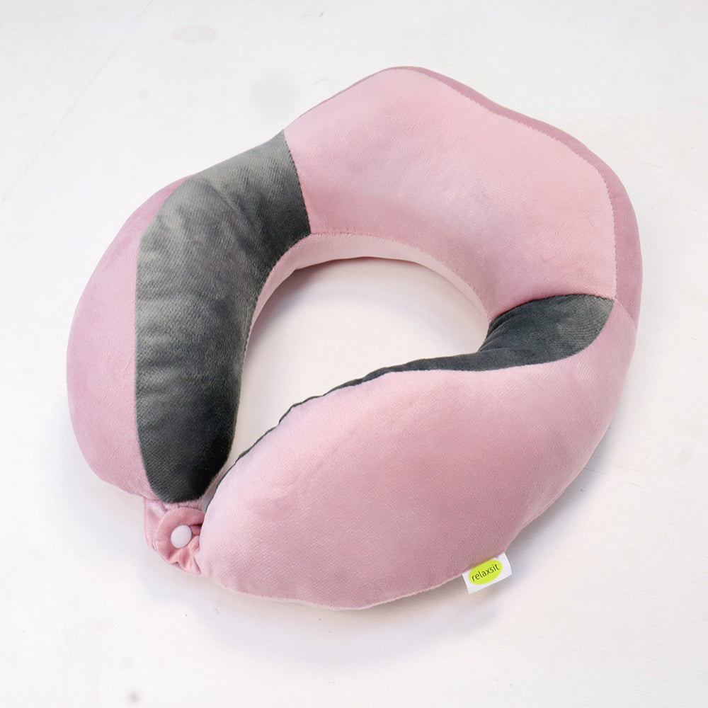 Relaxsit Velveto Neck Pillow – Extremely Soft and Comfortable Neck Cushion – Head and Chin Support Travel Neck Pillow