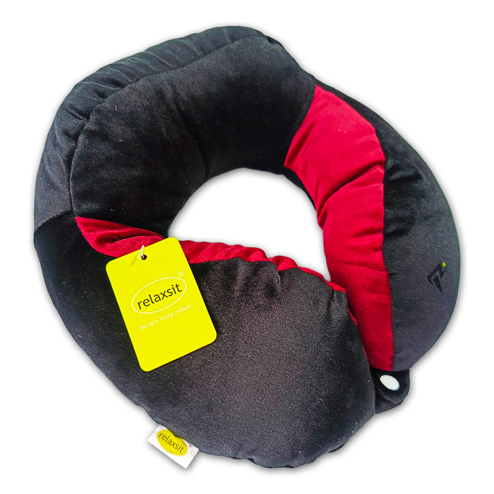 Relaxsit Velveto Neck Pillow – Extremely Soft and Comfortable Neck Cushion – Head and Chin Support Travel Neck Pillow 