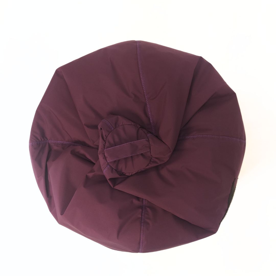 Puffy Plain Fabric Bean Bag