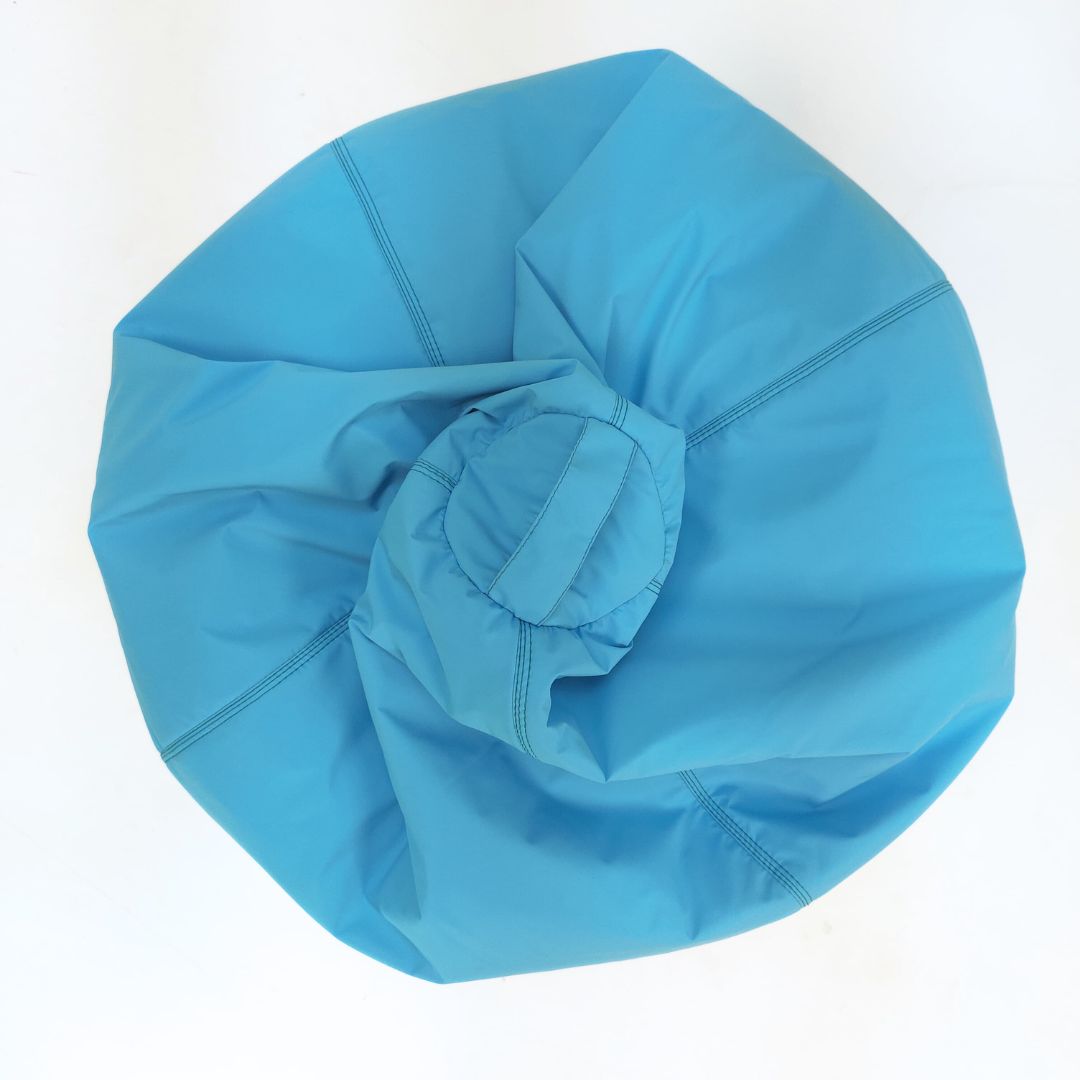 Puffy Plain Fabric Bean Bag