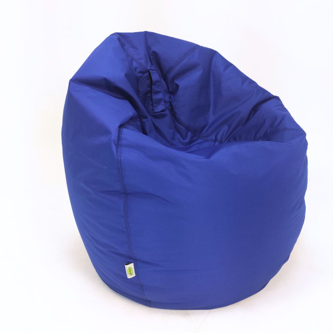 Puffy Plain Fabric Bean Bag