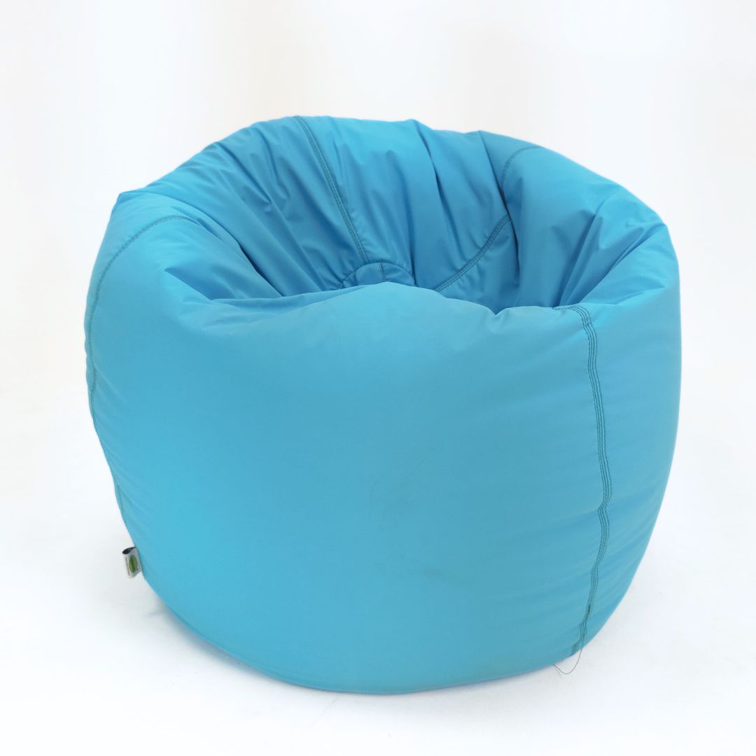 Puffy Plain Fabric Bean Bag