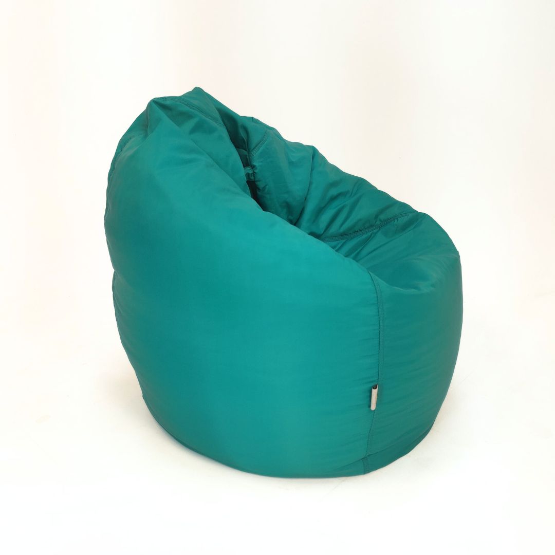 Puffy Plain Fabric Bean Bag