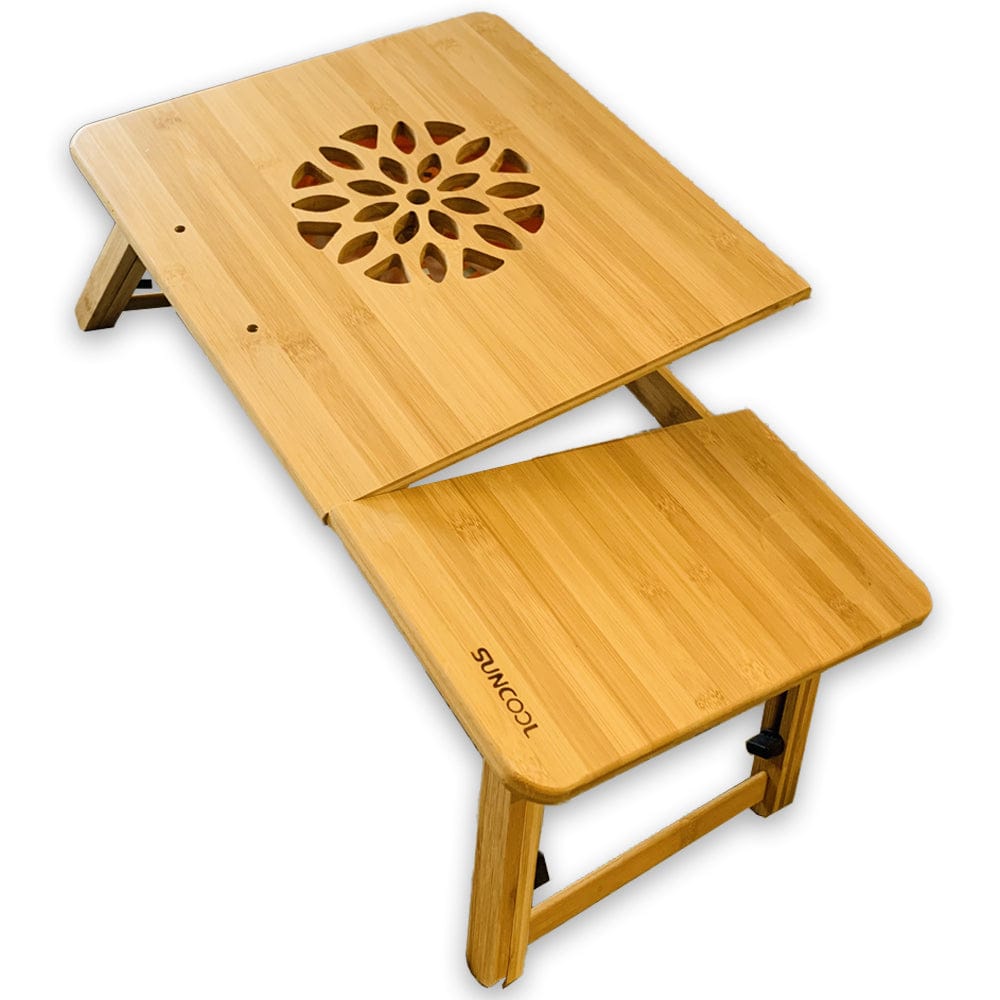 Relaxsit Laptop Desk for Bed, Bamboo Laptop Desk S Flower With Daraz 13.5"