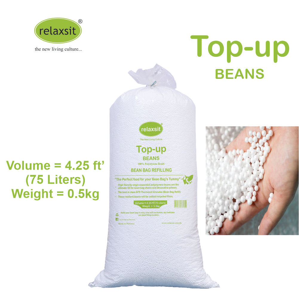AV CART Bean Bag Filler Beans for/Fillings/High Density Beans Bean Bag  Refill Beans for Bean Bag Filling Beans Filler 100 gm : Amazon.in: Home &  Kitchen