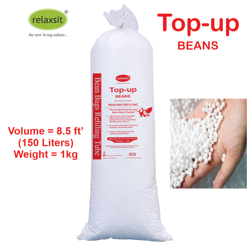 Relaxsit EPS Pearls – Premium Quality Polystyrene Beads – Bean Bag