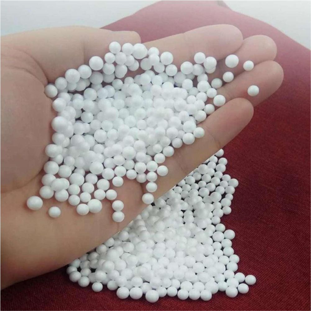 White Round Dana Thermocol Balls Beads For Bean Bag, Size: 4 -10 mm
