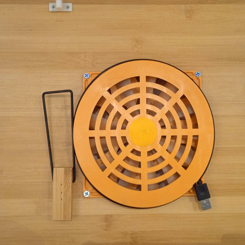 Bamboo Laptop Table with fan -Relaxsit